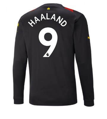Manchester City Erling Haaland #9 Bortedrakt 2022-23 Langermet